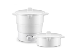 Pan elétrico multifuncional para cozinhar sopas e instantâneos em casa e viagem LAXISCREED