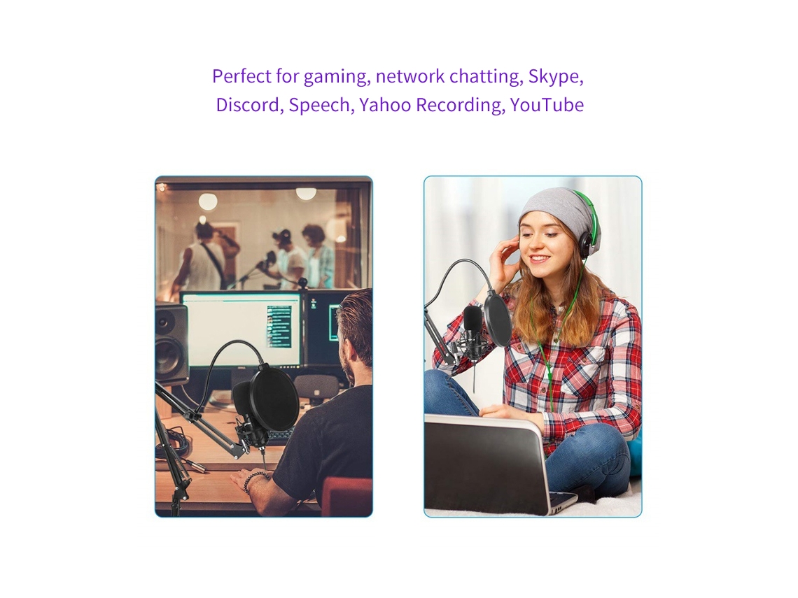 Microfone Podcast Usb LAXISCREED