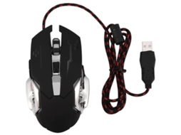 Rato Gaming LAXISCREED Usb com Fios Programável Ajustável Dpi