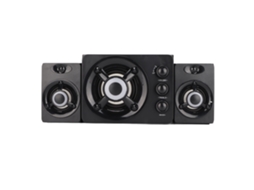 Mali caixa de Som 2.1 Usb com Subwoofer Estéreo e Luz Rgb para Pc Laptop Gamer Novo Preto