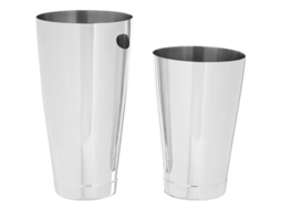 Conjunto de Latas de Coquetel Nova Line, inox, 18oz e 28oz | S/MARCA