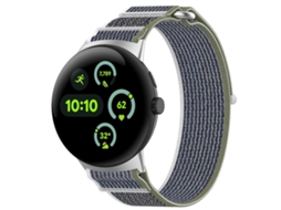 Pulseira De Relógio Em Nylon Trançado Com Fecho De Velcro