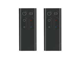 2 Controles Remotos De Substituição Compatíveis Com O Purificador De Ar Am04 E Am05, Incluindo O Ventilador Sem Pás. Cor: Preto._glo