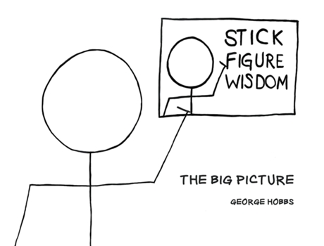 Livro Stick Figure Wisdom The Big Picture de George Hobbs (Inglês)