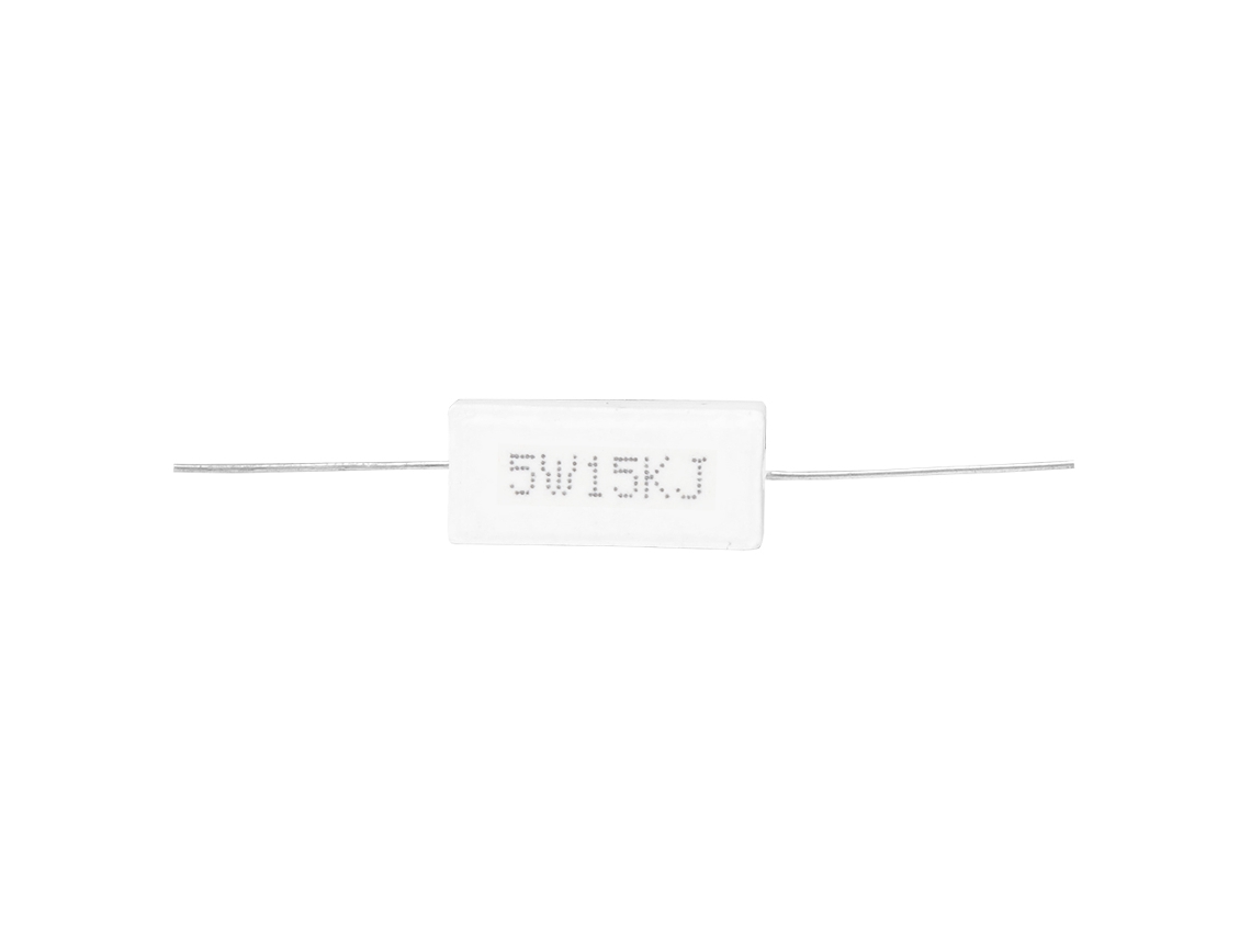 Resistor De Cimento 5w 15kr 10pcs ±5%