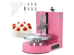 Máquina de espalhar glacê para bolos Vevor Pink Cake para bolos de 10 a 30 cm, 500 x 370 x 550 mm