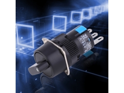 Chave Seletora Rotativa Redonda 16mm 250v 3a