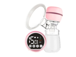 Bomba Tira Leite Elétrica Automática Semi Fio com 15 Engrenagens Smart Hands Free Recarregável BRILVIBERA