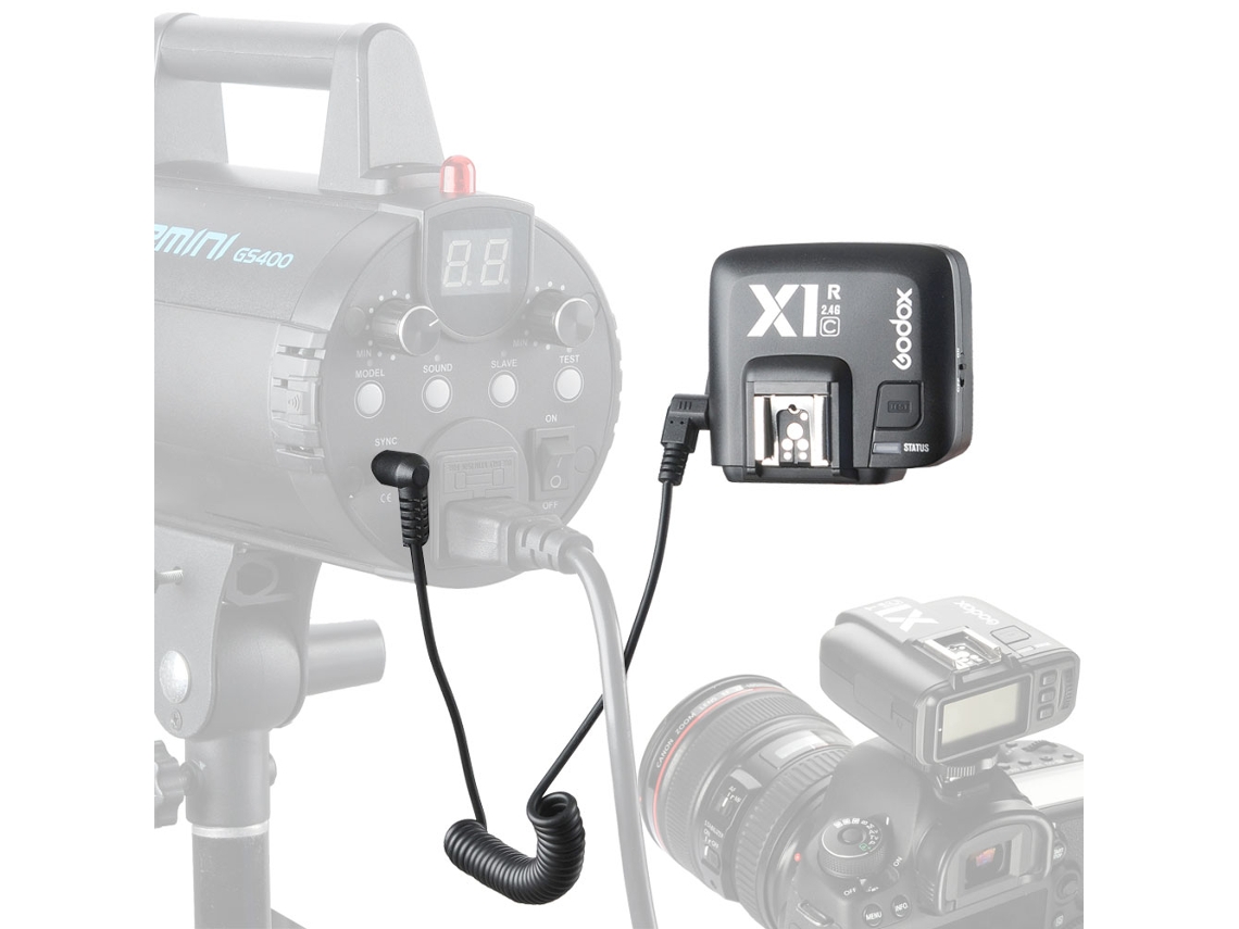 Receptor Sem Fio Godox X1R-C X1R-N X1R-S Ttl 2.4G