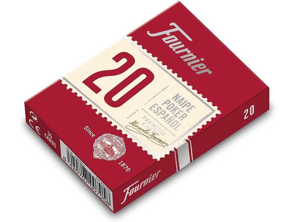 Jogo de Tabuleiro FOURNIER Deck 20 Poker (Idade Minima: 5 anos)