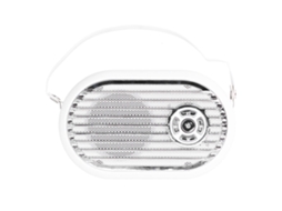 Aetheria alto falante Bluetooth Portátil Mini Sada Q6 Wireless 5.0 com Bateria 2000mah e Microfone Branco