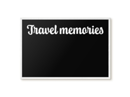 Magnetic Board Travel Memories For The Living Room Espelharte (60x40 Cm)