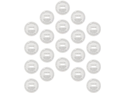 20 Etiquetas De Papel Branco À Prova De Poeira Para Velas Aromáticas, Adesivos