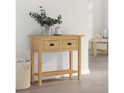 Vidaxl Aparador Bodo Marrom Mel 91 X 34,7 X 74 Cm Derivados De Madeira