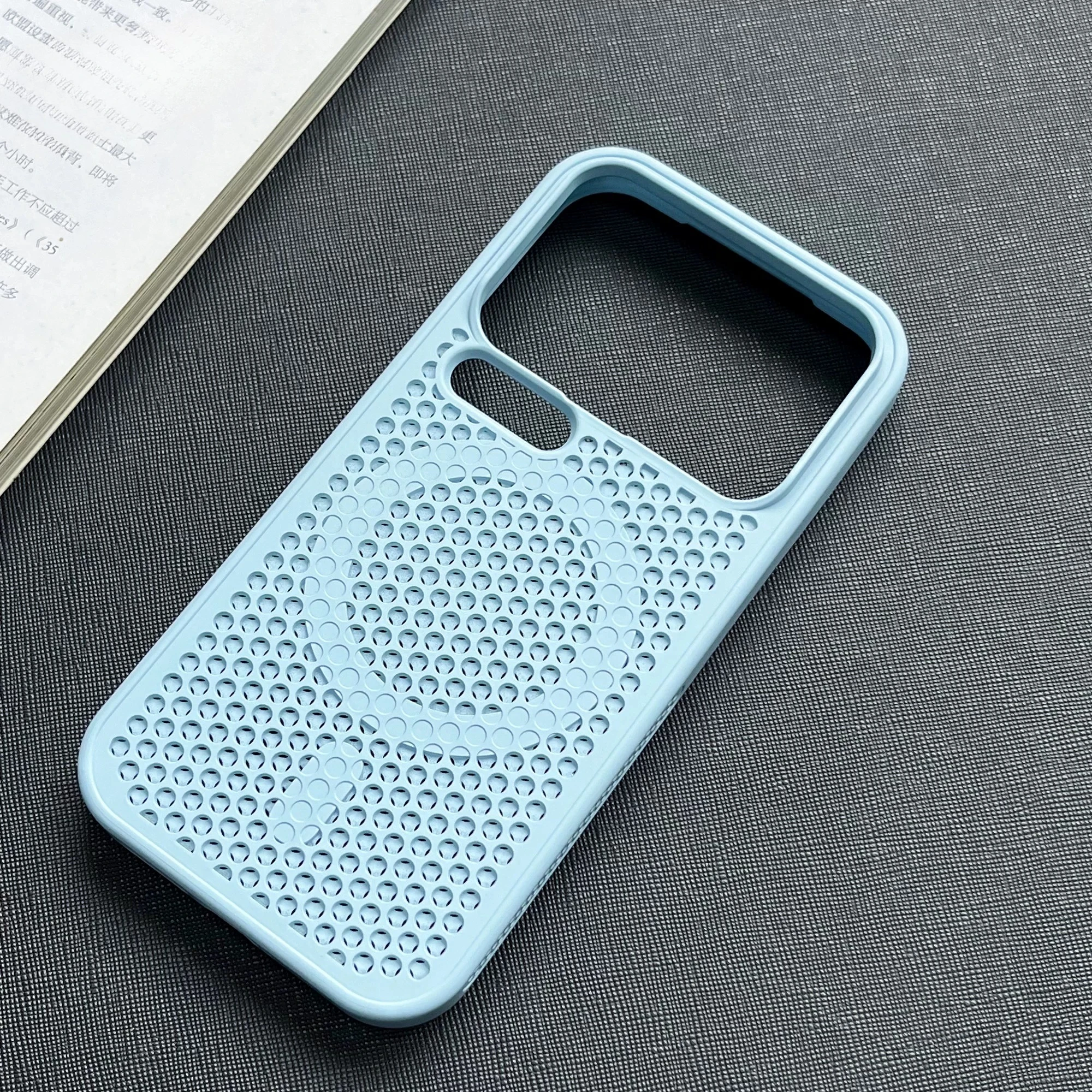 Capa Protetora De Silicone, Resistente A Impactos, Com Dissipação De Calor (azul Claro Redmi K60).
