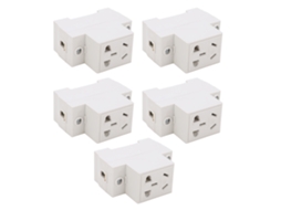 Conector De Energia De 5 Tomadas 250v Modular Industrial Resistente Y Seguro