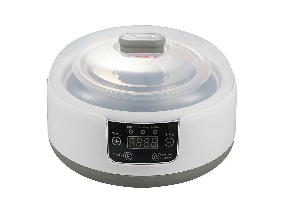 Iogurteira Automática De 1,2l Com Recipiente De Aço Inoxidável, Tempo E Temperatura Ajustáveis ​​para Uso Doméstico.