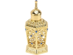Frasco de perfume de vidro dourado de 10ml para recarga, na linha Metallic League.