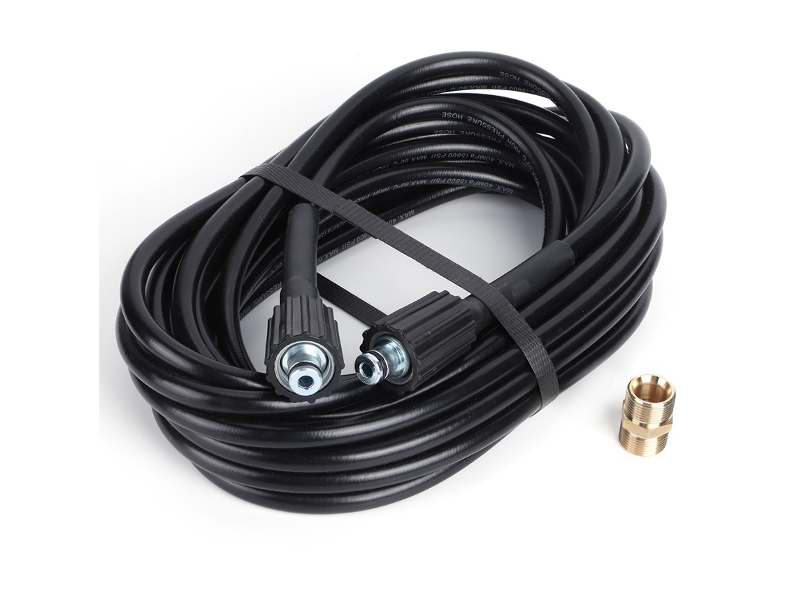 Mangueira Extensão 10m Rosca Fêmea M22 Adaptador Macho