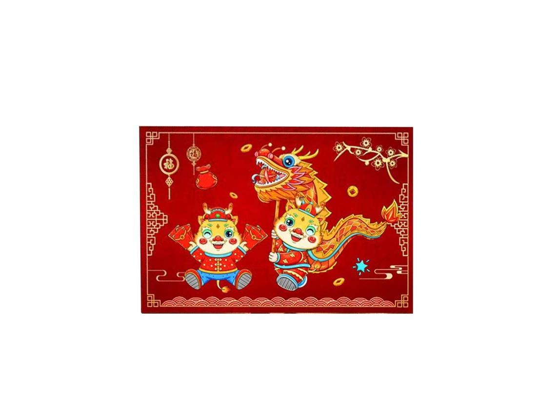 Laxiscreed Tapete De Entrada Red New Year 50x80cm Para Casa E Entrada