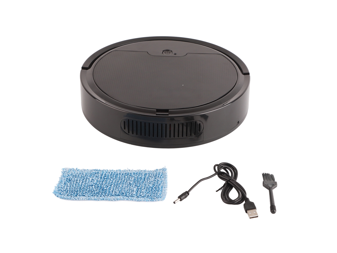 Robô aspirador mini inteligente com controle app, 2000pa, 80 minutos, aspiração automática S/MARCA