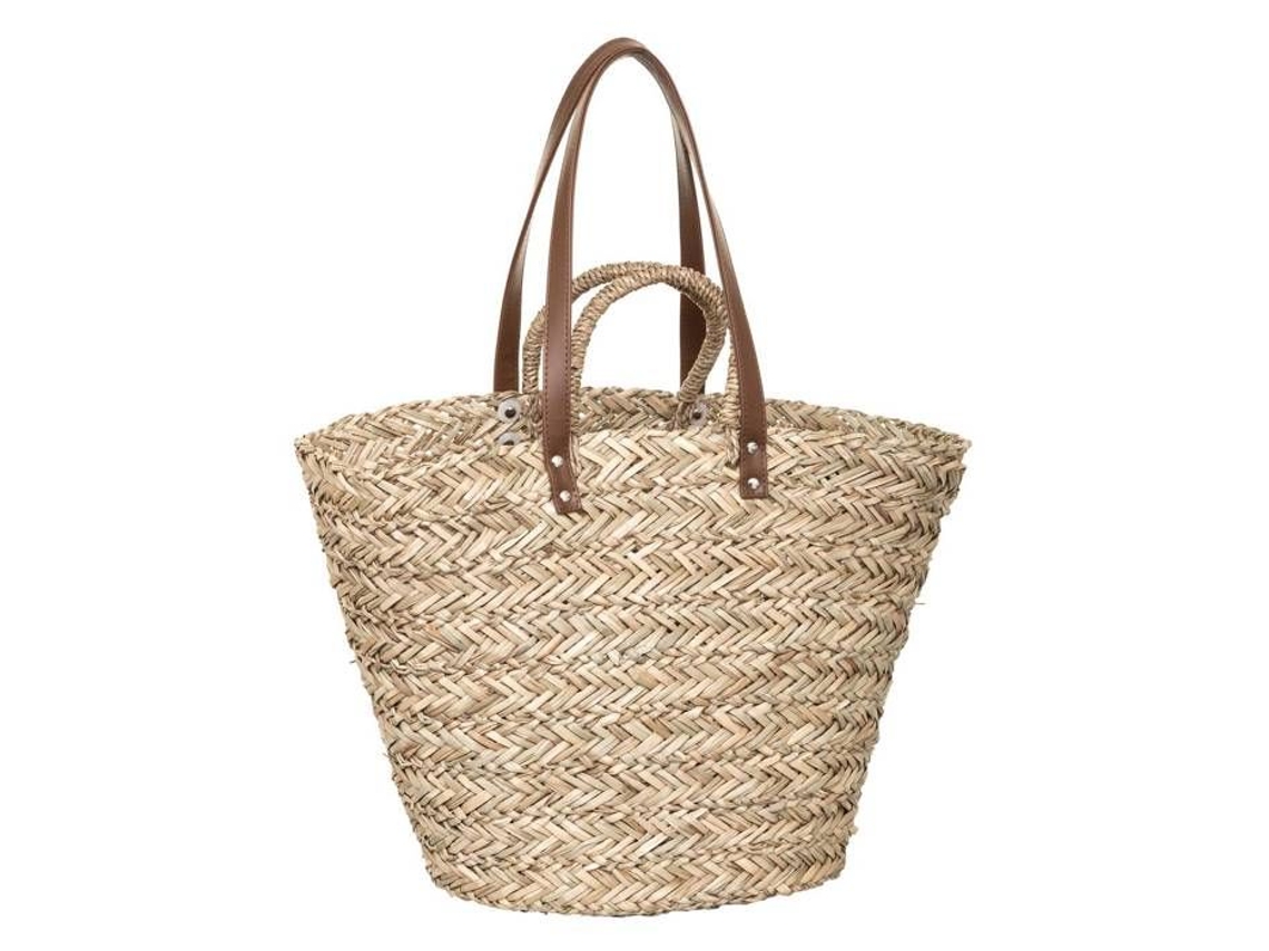 Cesta de mercado - FIVE - Vime - Dimensões L. 50 x l. 20 x A. 36 cm - Peso 0,6 kg - Misto