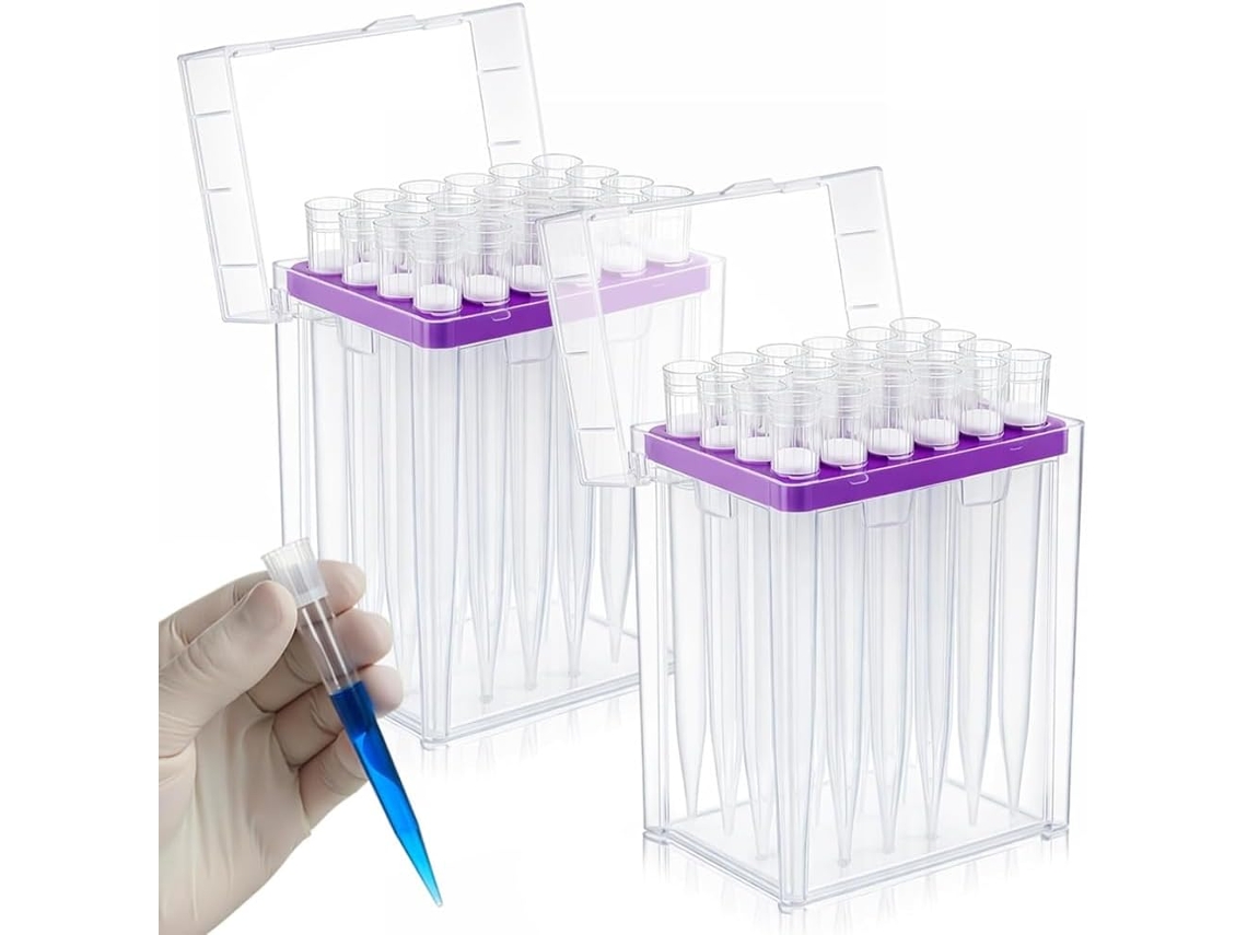 Conjunto Com 2 Ponteiras Para Pipeta De Laboratório