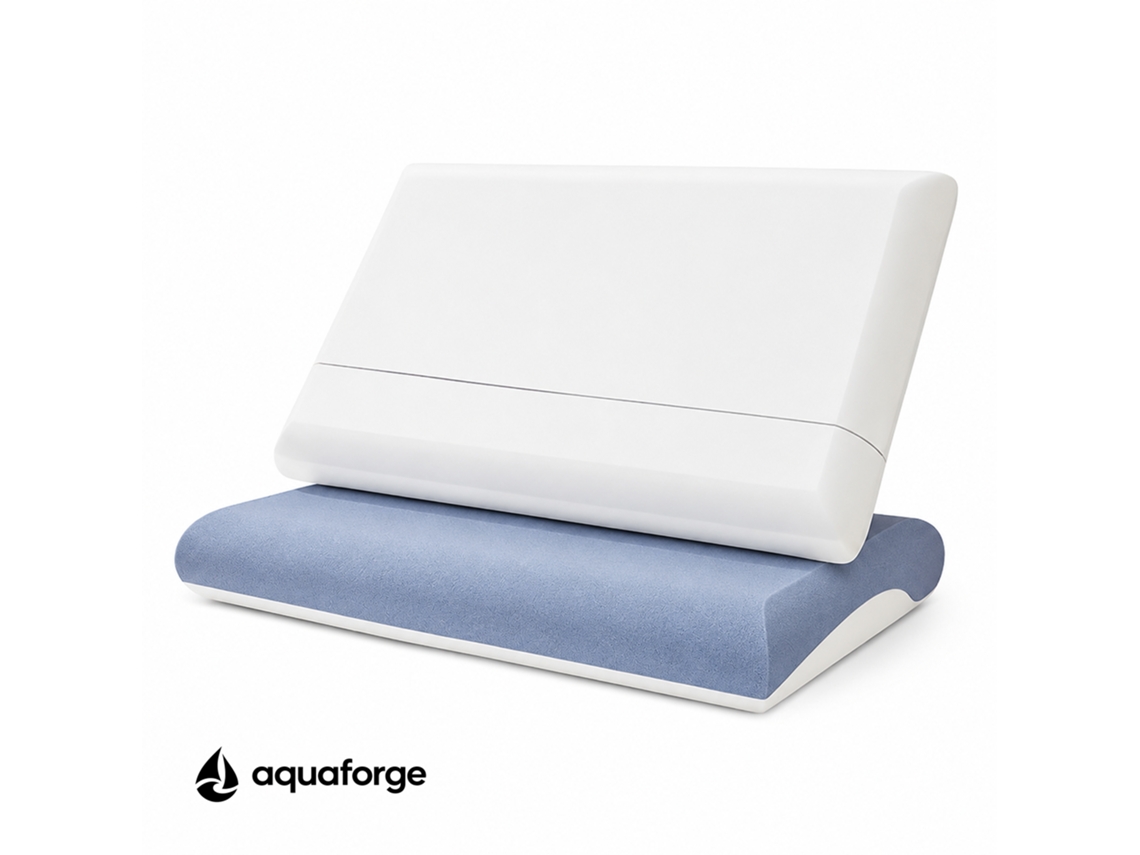 Almofada Cervical Ergonómica Espuma Viscoelástica 150 X 48 Cm