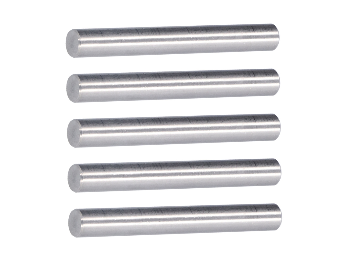 5 Varetas De Aço Inox Redondo 12mm Preciso