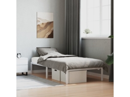 Estrutura De Cama Metal 90x200 Cm Branco