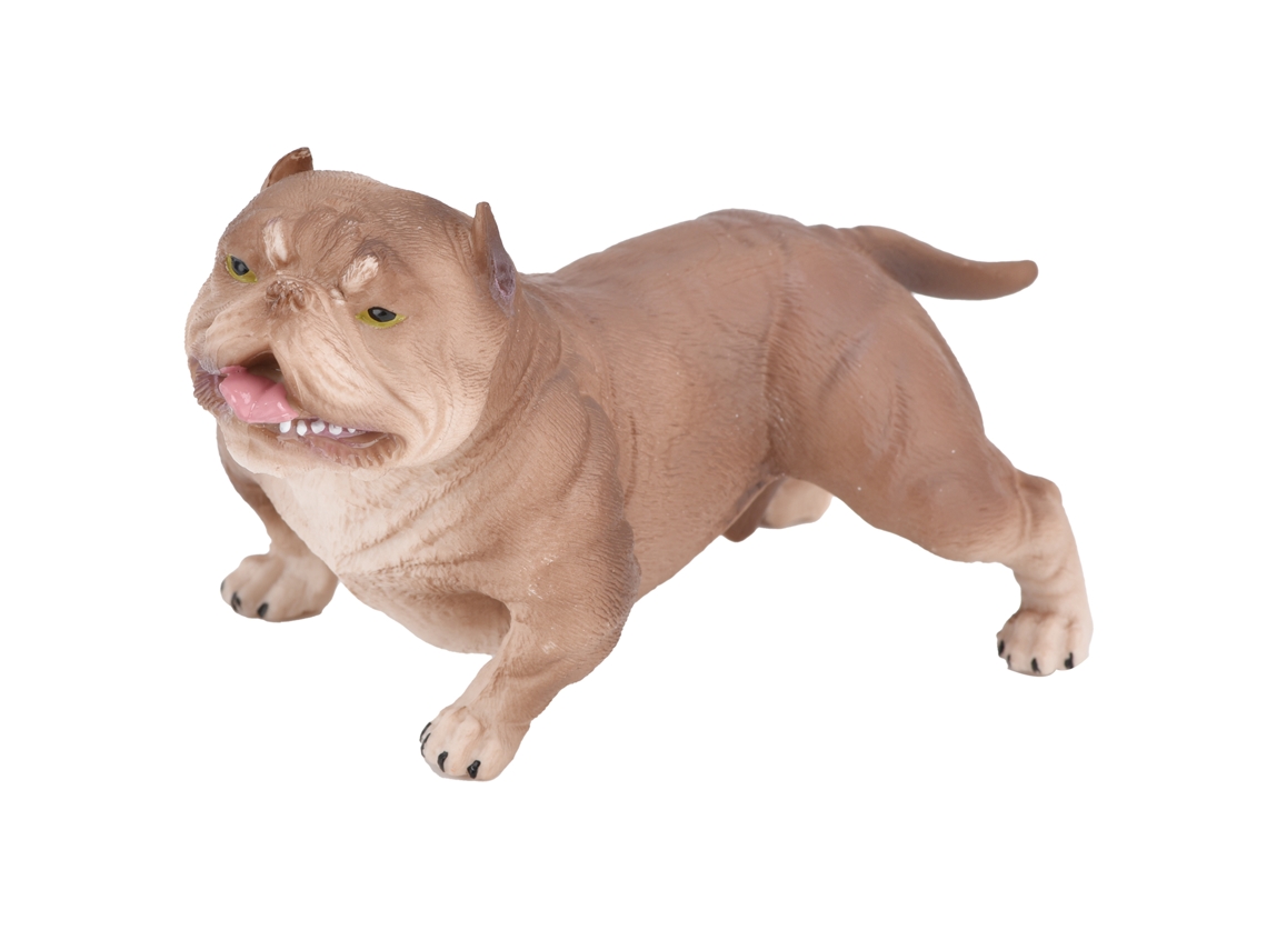 Walshlxq Modelo de Simulação de Bulldog Figura Educativa de Decoração Colecionável Brinquedo Pl127 1050