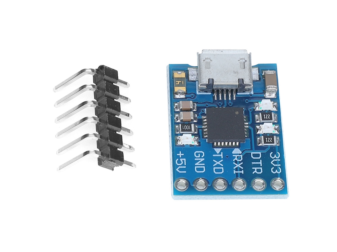Conversor USB para Módulo Série UART TTL com Saída de Tensão 3.3V/5V
