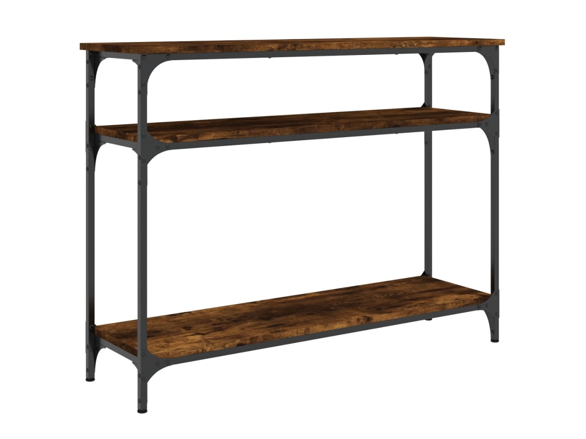 Console Table, Console Tables Vidaxl Marrom Madeira Processada (n/a)