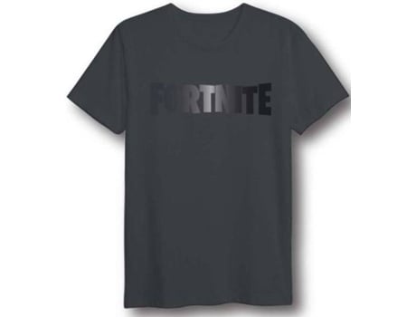 T-Shirt FORTNITE Logo Cinzento Escuro L