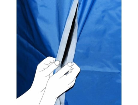 Guarda-sol GIRAFACILE Zeus (Azul - 200 cm)