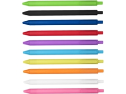 Conjunto De 10 Canetas Gel Coloridas Para Estudantes, Com Mecanismo