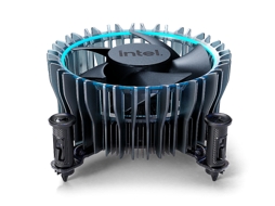 Ventilador do processador INTEL Laminar Rm1 preto azul