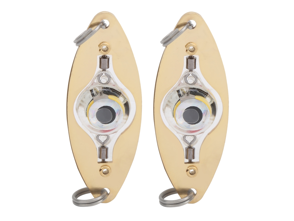 Lure Luz Led Peixe 2pcs Flashing Subaquática