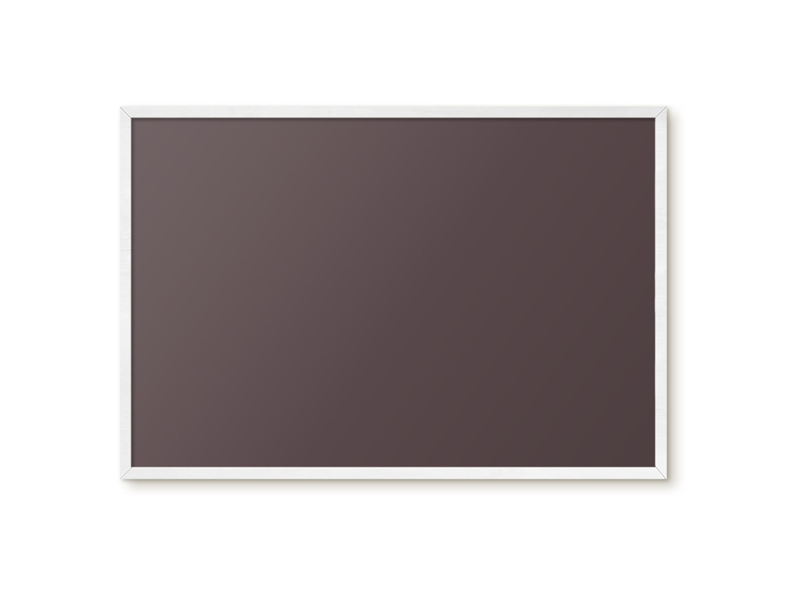 Quadro de parede magnético cinza para escritório Espelharte (60x40 cm)