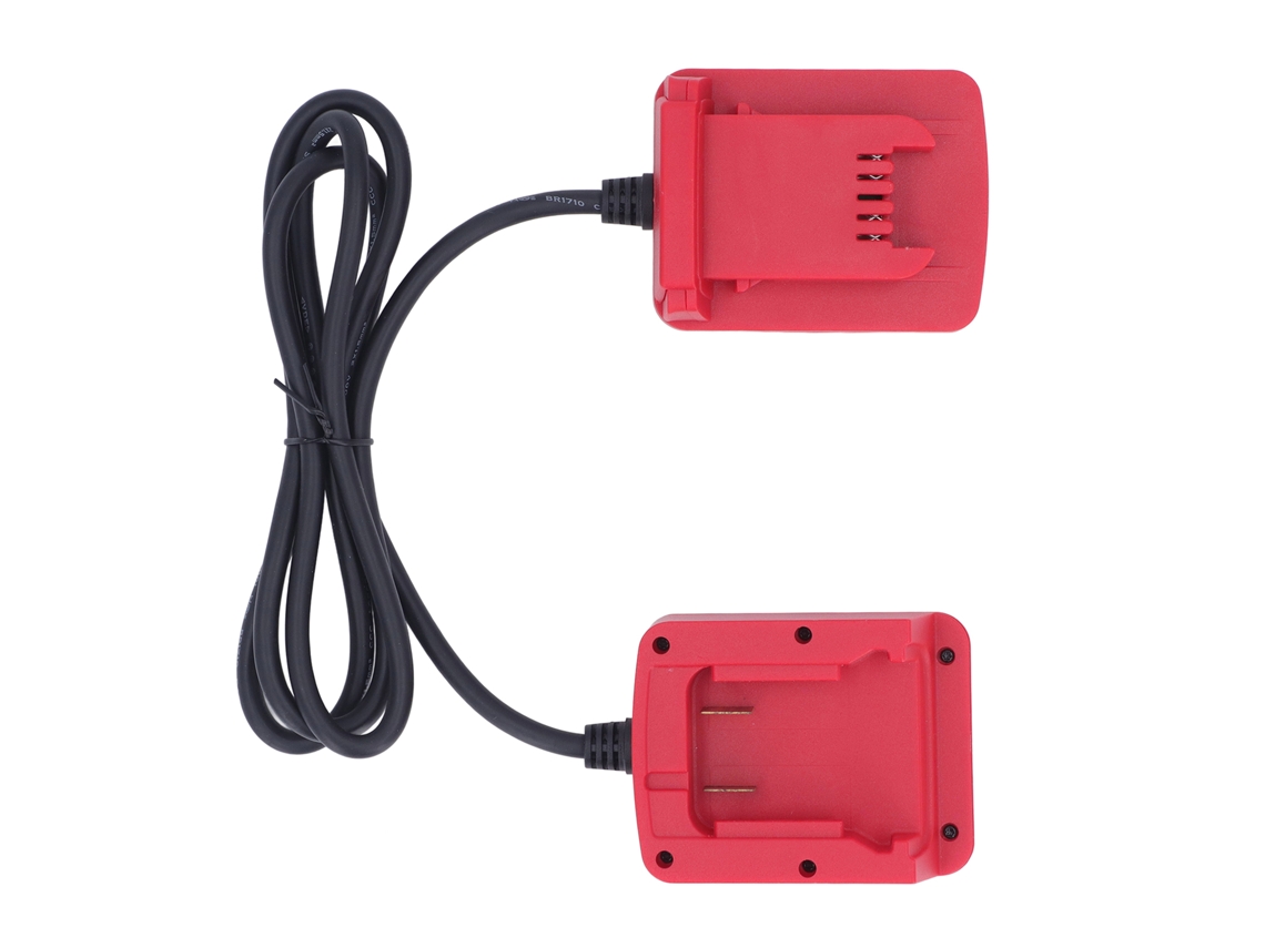 Carregador De Bateria Laxiscreed Com Conversor De Energia E Extensão De 1,6m Para 18v