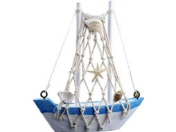 Barco Miniatura HEAN Branco e Azul