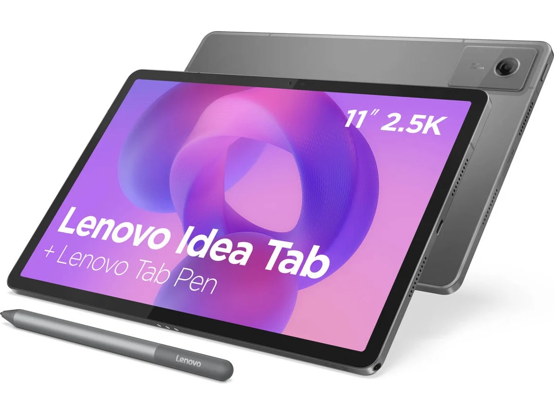 Tablet LENOVO Idea Tab 11'' (Outlet Caixa Aberta - 8GB/256GB) 2.5K 90Hz 5G WiFi Cinzento + Pen