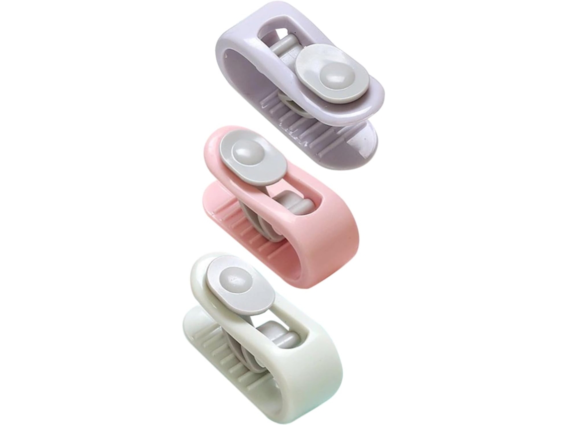 Gadpiparty Conjunto De 30-prendedores Edredom Antiderrapantes, Cores Rosa, Roxo E Verde, Leves E Reutilizáveis Para Cama