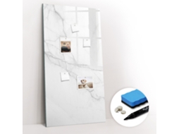 Quadro Magnético De Parede Mármore Decorativo Para O Quarto Das Crianças Espelharte (60x120 Cm)