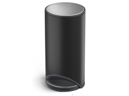 Arc Papelera Extraplana Com Pedal De 10l E Bolso Interior Para Sacos Em Carbono Negro Design Compacto Para Espaços Reduzidos Joseph Joseph