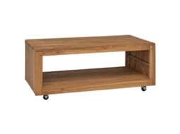 Vidaxl Mesa De Centro 110x60x40 Cm Madeira De Teca Maciça