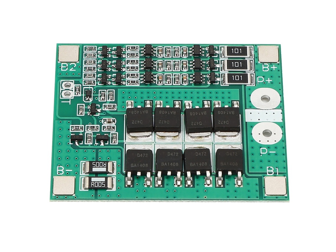 Placa De Proteção Bms Para Bateria De Lítio 3s 12v 40a