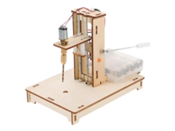 Mini Furadeira de Bancada para Projetos de Bricolagem, Furadeira de Mesa Portátil em Material SFUSHOS