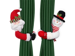 Conjunto de 2 Fivelas para Cortinas de Natal