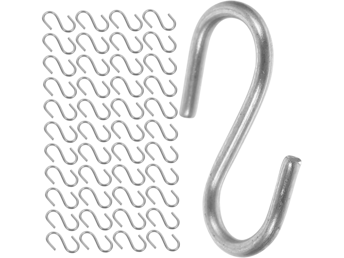 Pacote Com 100 Ganchos De Parede Em Material Resistente, Pa Modelo 967